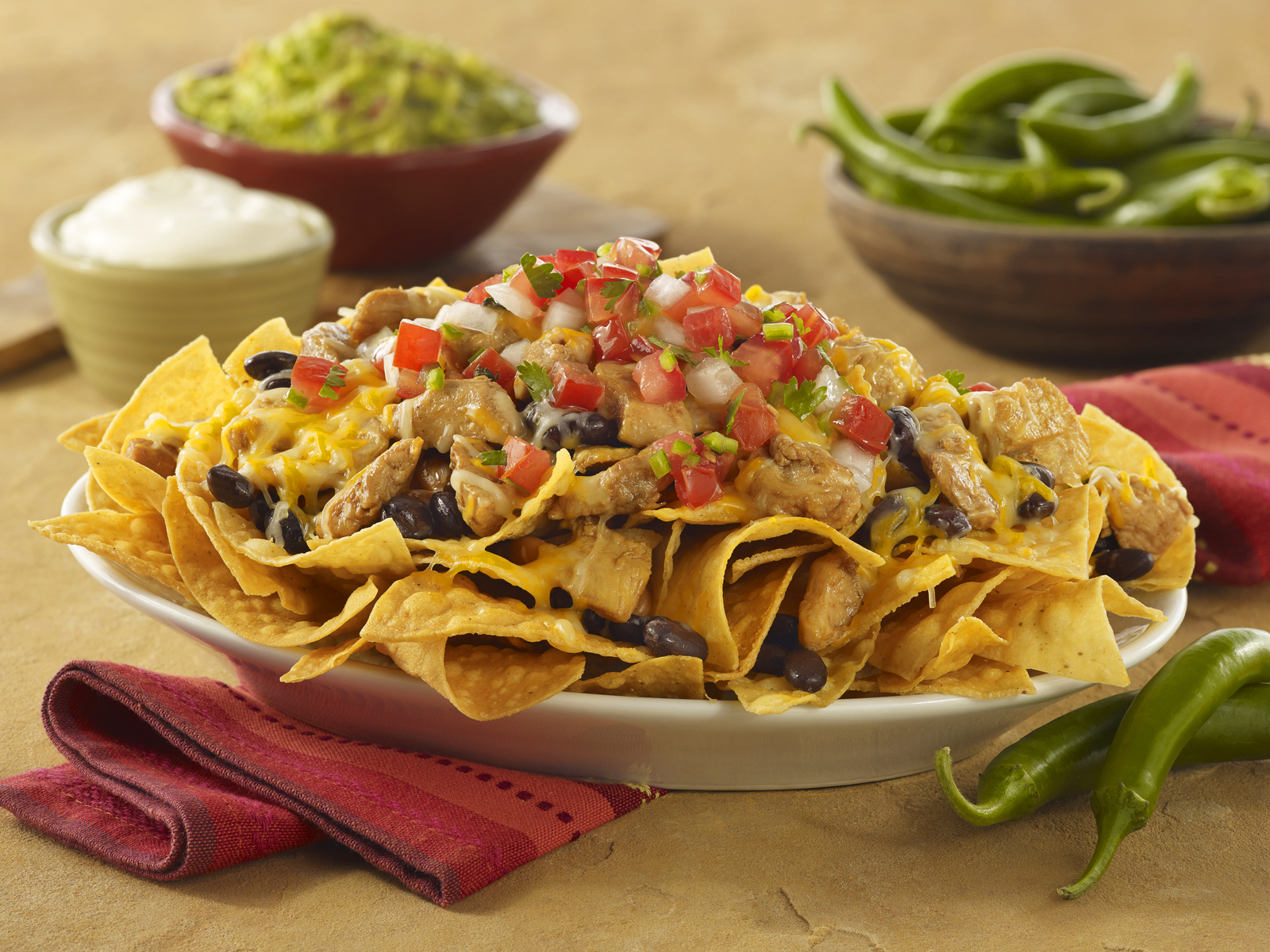 NACHOS DE POLLO